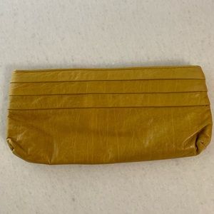 Lauren Merkin Lola Triple-Pleat Leather ClutchNWOT